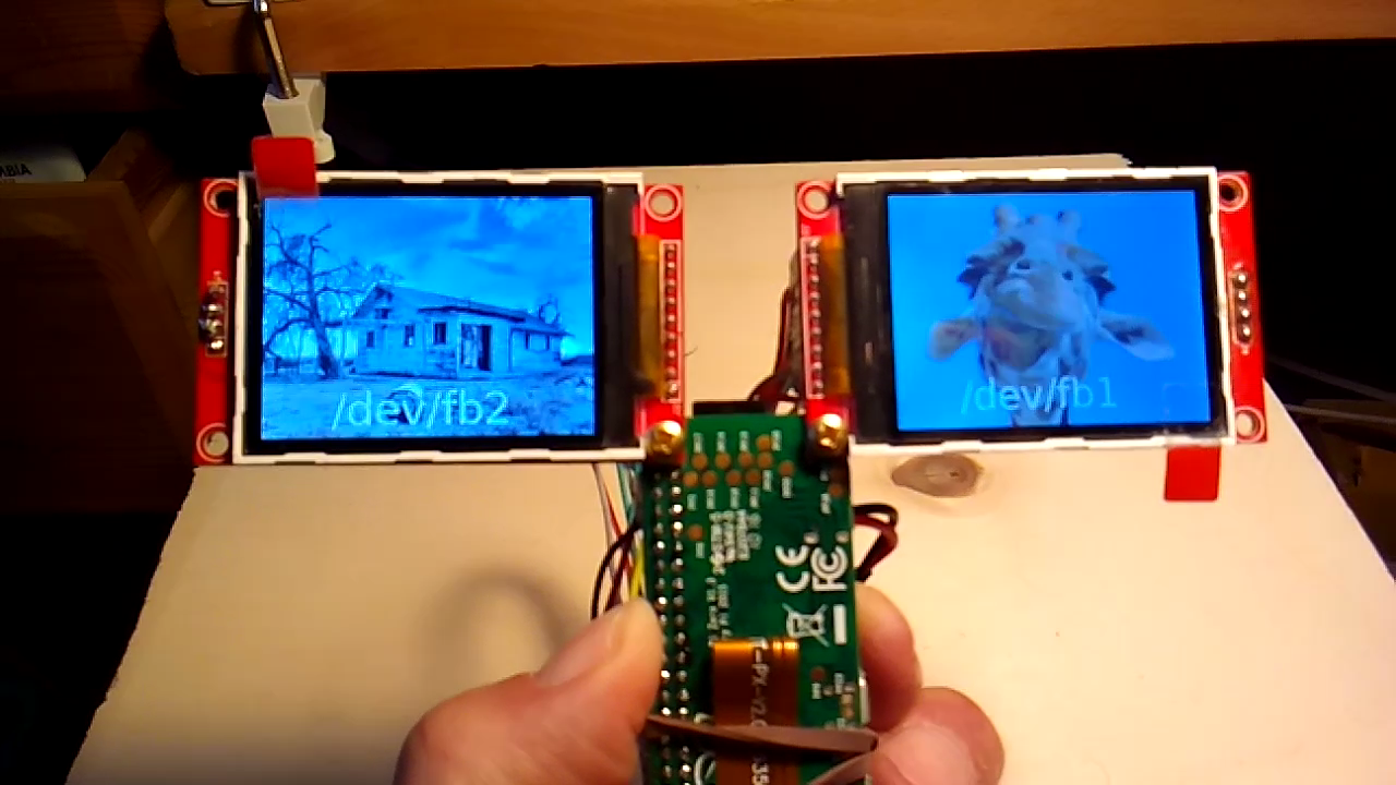 raspberry pi 0 screen